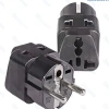 Bộ chia phích cắm 2 & 3 chân 2.500W - Chuyển đổi 2 trong 1 cho Đức, Pháp, Hàn, Nga, công suất lớn 2