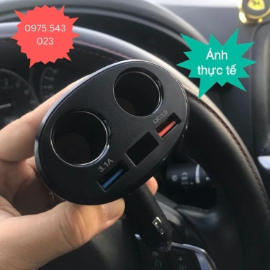 Bộ chia tẩu sạc ô tô 2 cổng tẩu, 2 USB cho xe hơi, xe tải 12V/24V - Giá 120.000₫ 10