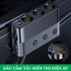 Bộ Chia Tẩu Sạc Ô To C28 Version 7 - 127W, Type-C 30W & QC3.0, Giá 319k 4