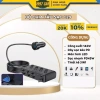 Bộ Chia Tẩu Sạc Ô Tô C29 142W - Sạc Nhanh PD45W Màn Hình Điện Áp Tiện Lợi Giá 348k