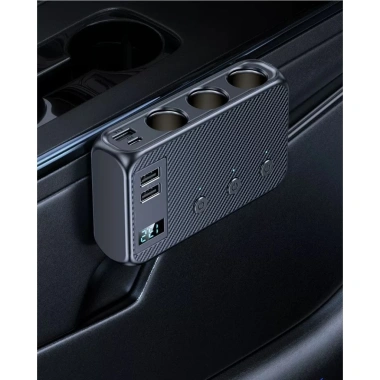 Bộ Chia Tẩu Sạc Ô To C29S V7 – Type‑C 30W, QC3.0, 127W, Giá Ưu Đãi 145k 9 Bộ Chia Tẩu Sạc Ô To C29S V7 – Type‑C 30W, QC3.0, 127W, Giá Ưu Đãi 145k 9