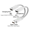 Bộ chia USB-C KECTTIO 2 trong 1 sạc nhanh PD 100W, đầu nối âm thanh HiFi Type-C, tai nghe chuyên nghiệp, chỉ 128.590₫ 7