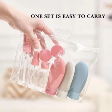 Bộ chiết mỹ phẩm 10 món nhỏ gọn xinh xắn tiện lợi bỏ túi du lịch giá chỉ 24.000đ