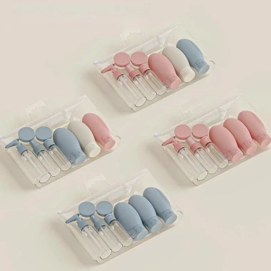 Bộ chiết mỹ phẩm 10 món nhỏ gọn xinh xắn tiện lợi bỏ túi du lịch giá chỉ 24.000đ 3