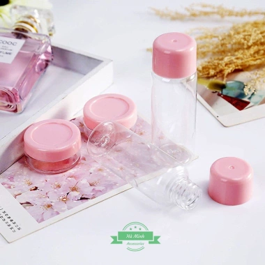 Bộ chiết mỹ phẩm 7 chi tiết mini Hàn Quốc Giá chỉ 23.000₫, tiện lợi cho da