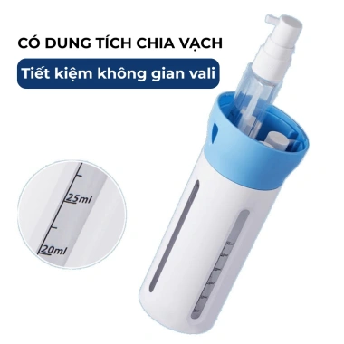 Bộ chiết mỹ phẩm đa năng với vòi pump, lọ đựng dầu gội, dầu xả - Giá 45.000 VND 5