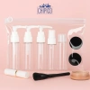 Bộ Chiết Mỹ Phẩm Du Lịch Nhựa PET Túi Zip PVC Dầu Gội Sữa Tắm Toner Kem - 30.000 4