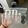 Bộ Chiết Mỹ Phẩm Du Lịch Nhựa PET Túi Zip PVC Dầu Gội Sữa Tắm Toner Kem - 30.000 9