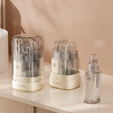 Bộ Chiết Mỹ Phẩm HomeMaster 4 Chai 35ml Đựng Toner, Sữa Tắm, Dầu Gội Tiện Lợi 103k 10