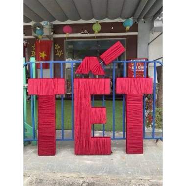 Bộ Chữ TẾT Xốp Nhung 1m - Trang Trí Xuân Nổi Bật, Giá ưu đãi 920k