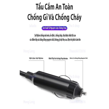 Bộ Chuyển Đổi 12V/24V sang 110V/220V Xe Hơi Ô Tô, USB QC3.0 Sạc Nhanh, Bật Lửa - 359.000₫ 9 Bộ Chuyển Đổi 12V/24V sang 110V/220V Xe Hơi Ô Tô, USB QC3.0 Sạc Nhanh, Bật Lửa - 359.000₫ 9