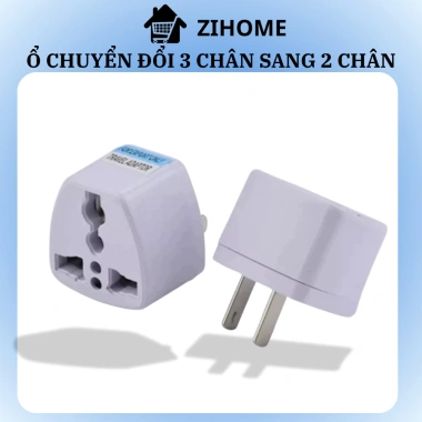Bộ chuyển đổi 3 chân sang 2 chân US EU UK AU – Ổ cắm tiêu chuẩn chỉ 14.900₫