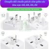 Bộ chuyển đổi 3 chấu thành 2 chấu - Ổ cắm chuẩn Mỹ Nhật Châu Âu Úc, giá 99.000₫ 2