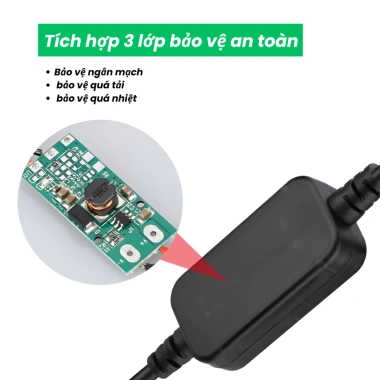 Bộ chuyển đổi 5V‑12V USB cho camera hành trình, GPS, máy lọc khí - giá 39k 5 Bộ chuyển đổi 5V‑12V USB cho camera hành trình, GPS, máy lọc khí - giá 39k 5