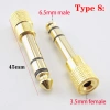 Bộ chuyển đổi âm thanh nam 3,5‑6,5 mm sang nữ 3,5 mm - Tương thích loa Aux, AVN, giá ưu đãi 34.213₫ 3