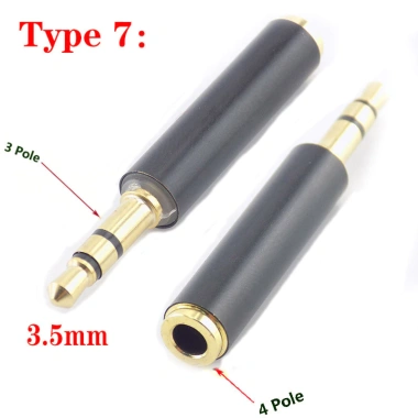 Bộ chuyển đổi âm thanh nam 3,5‑6,5 mm sang nữ 3,5 mm - Tương thích loa Aux, AVN, giá ưu đãi 34.213₫ 5