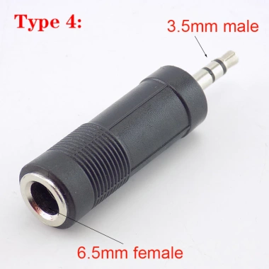 Bộ chuyển đổi âm thanh nam 3,5‑6,5 mm sang nữ 3,5 mm - Tương thích loa Aux, AVN, giá ưu đãi 34.213₫ 10