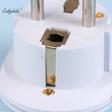 Bộ chuyển đổi AU US UK sang EU du lịch - ổ cắm treo tường 16A 250V, giá 44.550₫ 8 Bộ chuyển đổi AU US UK sang EU du lịch - ổ cắm treo tường 16A 250V, giá 44.550₫ 8