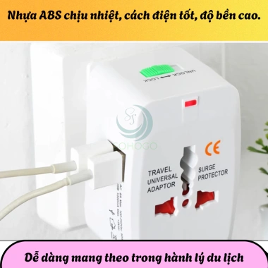 Bộ Chuyển Đổi Điện Du Lịch 4 trong 1 Đa Chuẩn Toàn Cầu - Giá 149k Bảo Vận Nhanh 8 Bộ Chuyển Đổi Điện Du Lịch 4 trong 1 Đa Chuẩn Toàn Cầu - Giá 149k Bảo Vận Nhanh 8