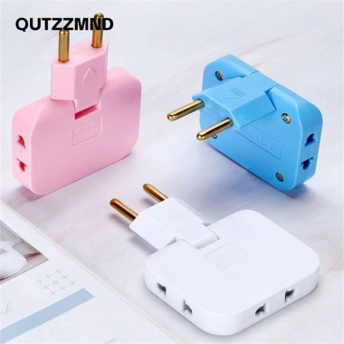 Bộ chuyển đổi điện du lịch đa năng 3 trong 1, sạc nhanh EU, chỉ 37.510 VND