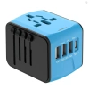 Bộ chuyển đổi du lịch đa năng 3 USB + 1 Type‑C, sạc tường toàn cầu cho hơn 150 quốc gia – Giá chỉ 400.341₫ 5