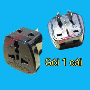 Bộ chuyển đổi du lịch Úc Trung Quốc 3 chân 2 ổ cắm AU CN NZ – 79.200₫