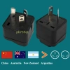 Bộ chuyển đổi du lịch Úc/Trung Quốc/NZ - US/EU/UK/Thụy Sĩ/Ý sang AU 3 chân, 43.000₫