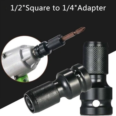 Bộ chuyển đổi KIPRUN 1/2-1/4 ổ cắm Chuck, chuôi lục giác, ratchet, cờ lê - 72.961đ 4