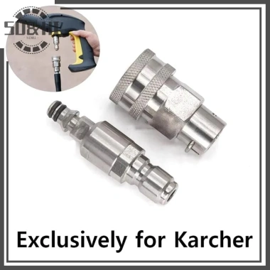 Bộ chuyển đổi máy giặt áp suất cao Karcher - Phích cắm nhanh 3/8, đầu nối nhanh, chống gió nước - Giá chỉ 147.400₫ 2