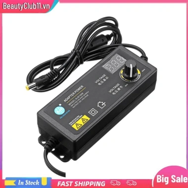 Bộ chuyển đổi nguồn 3-36V 60W điều chỉnh điện áp, màn hình hiển thị, phích cắm US - Giá chỉ 225.500₫ 4