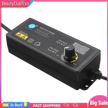 Bộ chuyển đổi nguồn 3-36V 60W điều chỉnh điện áp, màn hình hiển thị, phích cắm US - Giá chỉ 225.500₫ 9