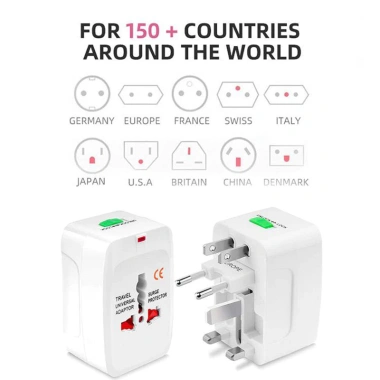 Bộ chuyển đổi nguồn du lịch đa năng Ổ cắm tường AU US UK EU + USB, giao hàng nhanh 2 Bộ chuyển đổi nguồn du lịch đa năng Ổ cắm tường AU US UK EU + USB, giao hàng nhanh 2