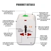 Bộ chuyển đổi nguồn du lịch đa năng Ổ cắm tường AU US UK EU + USB, giao hàng nhanh 4