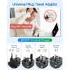 Bộ chuyển đổi nguồn du lịch LENCENT 5.6A - 3 USB-C, 2 USB-A, cổng sạc tường cho US-EU-UK-Ireland-Úc - 549.999 VND 2