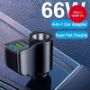 Bộ chuyển đổi nguồn ô tô 4 cổng 3.1A sạc nhanh PD cho iPhone Huawei iPad – 84.700 VND