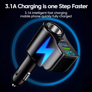 Bộ chuyển đổi nguồn ô tô 4 cổng 3.1A sạc nhanh PD cho iPhone Huawei iPad – 84.700 VND 4 Bộ chuyển đổi nguồn ô tô 4 cổng 3.1A sạc nhanh PD cho iPhone Huawei iPad – 84.700 VND 4