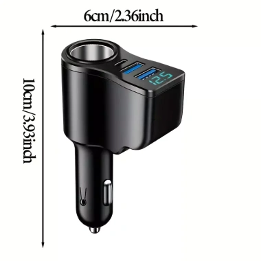 Bộ chuyển đổi nguồn ô tô 4 cổng 3.1A sạc nhanh PD cho iPhone Huawei iPad – 84.700 VND 8 Bộ chuyển đổi nguồn ô tô 4 cổng 3.1A sạc nhanh PD cho iPhone Huawei iPad – 84.700 VND 8