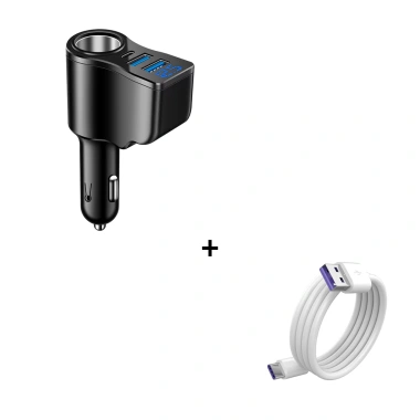 Bộ chuyển đổi nguồn ô tô 4 cổng 3.1A sạc nhanh PD cho iPhone Huawei iPad – 84.700 VND 10 Bộ chuyển đổi nguồn ô tô 4 cổng 3.1A sạc nhanh PD cho iPhone Huawei iPad – 84.700 VND 10