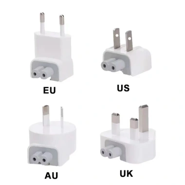 Bộ chuyển đổi nguồn phích cắm AC đa năng EU US AU UK cho MacBook Pro Air, sạc USB nhanh, giá ưu đãi 37.950₫
