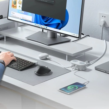 Bộ chuyển đổi ổ cắm đa năng du lịch Kademin HA583 - 3 ổ cắm cao công suất, USB sạc nhanh, bỏ túi tiện lợi, giảm giá 22% chỉ 279k