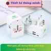 Bộ chuyển đổi ổ cắm du lịch 4 trong 1 USB & Type‑C, đa chuẩn quốc tế, chỉ 149.000₫ 6
