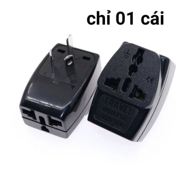 Bộ chuyển đổi ổ cắm du lịch Úc, Trung Quốc, New Zealand 3 ổ cắm đồng - Giá 58.000₫ 7