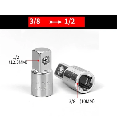 Bộ chuyển đổi ổ cắm Ratchet 1/4 3/8 1/2 cho nữ - Dụng cụ sửa chữa đa năng, tiện lợi 6
