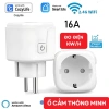 Bộ chuyển đổi ổ cắm thông minh không dây Wifi EU 16A AC100-240V, điều khiển Alexa, Google Home, Tuya – Giá chỉ 109.999₫