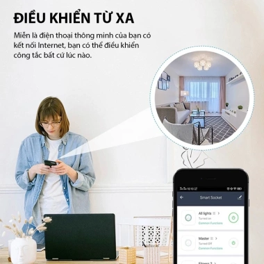 Bộ chuyển đổi ổ cắm thông minh không dây Wifi EU 16A AC100-240V, điều khiển Alexa, Google Home, Tuya – Giá chỉ 109.999₫ 8