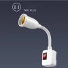 Bộ chuyển đổi ổ cắm vít E27 - Giá đỡ đèn tường ABS cắm trực tiếp, tiết kiệm năng lượng, giảm 23% 10