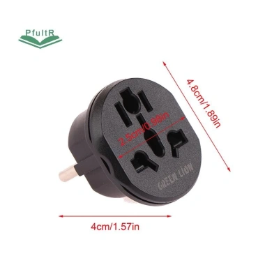 Bộ chuyển đổi phích cắm đa năng AU US UK sang EU 16A 250V - Home Plug Adapter du lịch