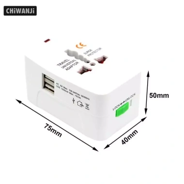 Bộ chuyển đổi phích cắm du lịch Châu Âu đa năng nhẹ, chắc chắn, phù hợp Pháp Tây Ban Nha Ý Đức - giá 81.400 VND 7 Bộ chuyển đổi phích cắm du lịch Châu Âu đa năng nhẹ, chắc chắn, phù hợp Pháp Tây Ban Nha Ý Đức - giá 81.400 VND 7