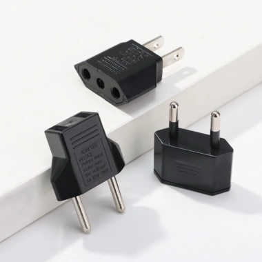 Bộ chuyển đổi phích cắm EU sang Mỹ - 1 bộ, ổ cắm AC du lịch, giá ưu đãi 36.190₫