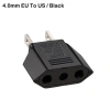 Bộ chuyển đổi phích cắm EU sang Mỹ - 1 bộ, ổ cắm AC du lịch, giá ưu đãi 36.190₫ 10